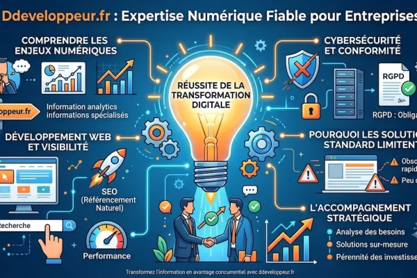 Ddeveloppeur.fr : pourquoi les entreprises ont besoin d'une expertise numérique fiable pour réussir leur transformation digitale